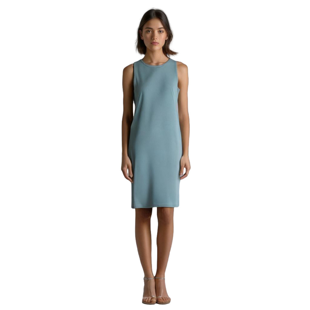 b. YOUNG Clearwater ocean blue dress sleeveless & size small NWT